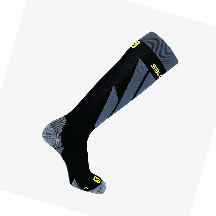 Calcetines Salomon S/ACCESS Hombre Negros | MX 2940MQZ